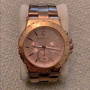 Rose Gold Michael Kors watch